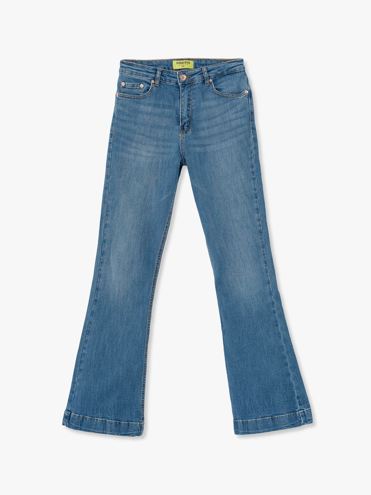 Jeans Flare Trumpet Mujer Azul