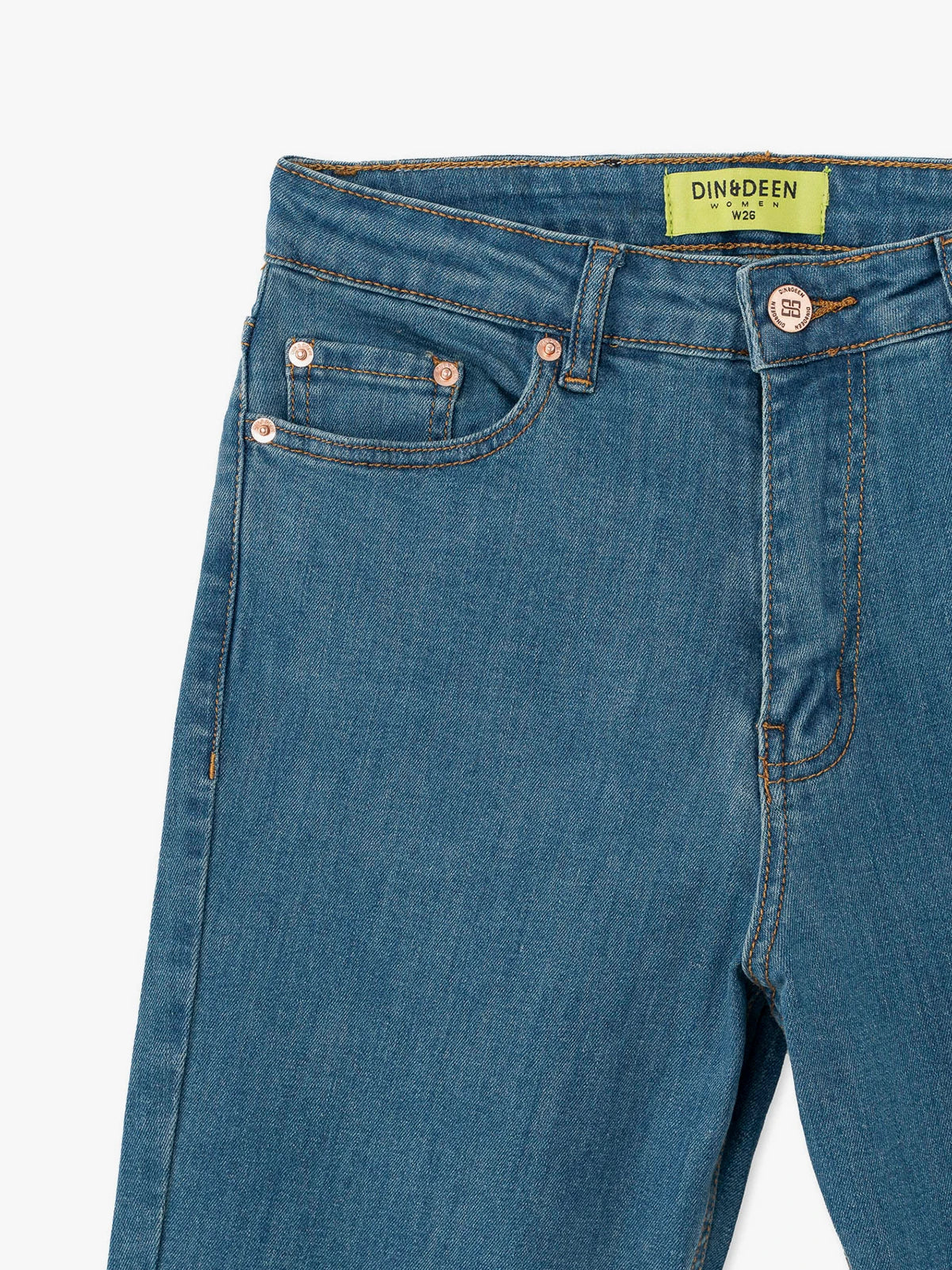 Jeans Flare Trumpet Mujer Azul Oscuro