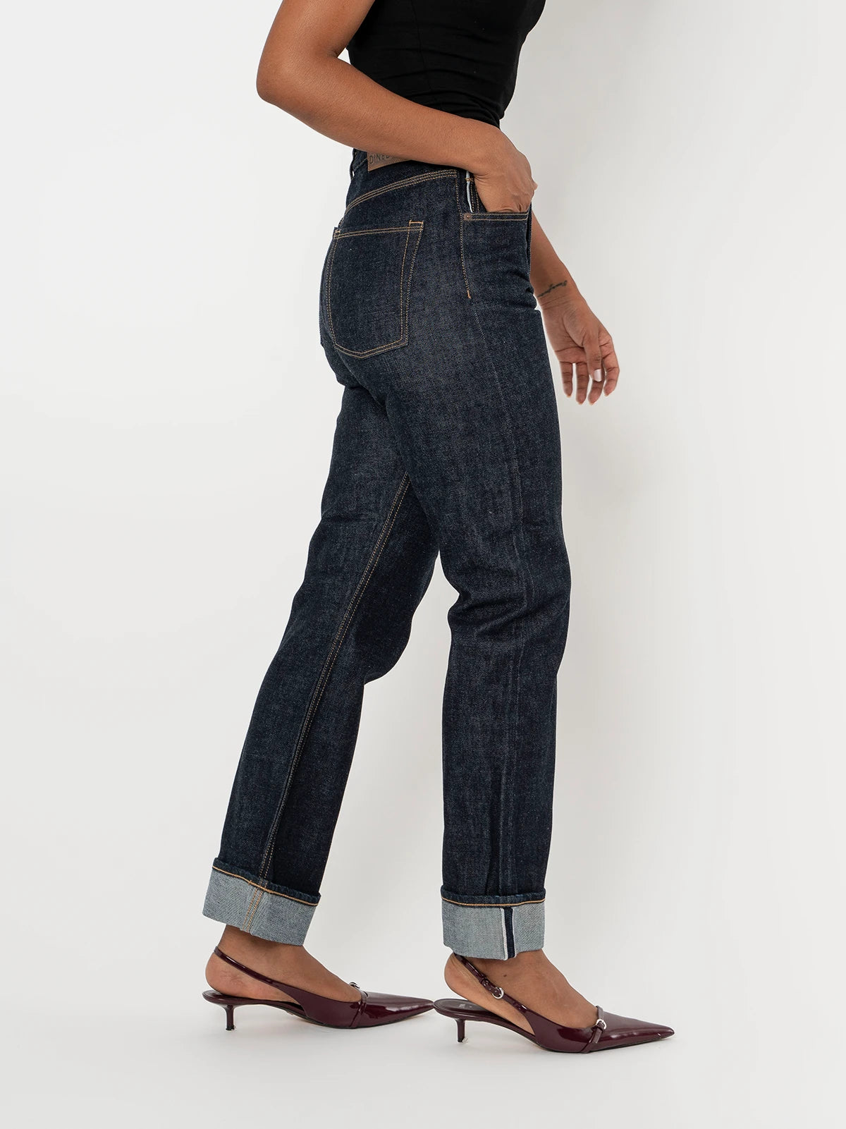 Jeans Katana Regular Raw Mujer