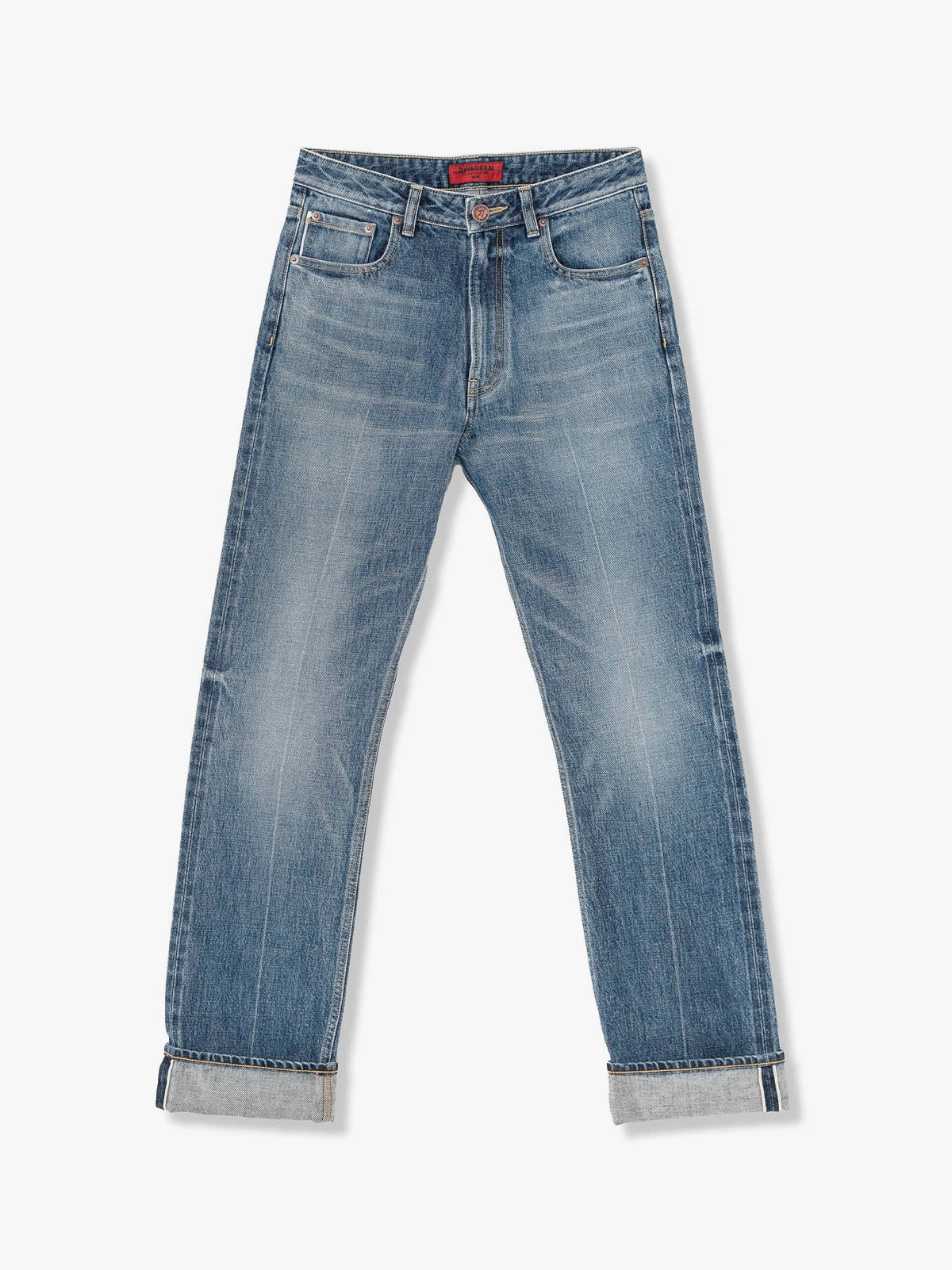 Jeans Katana Regular Washed Amarillo Mujer