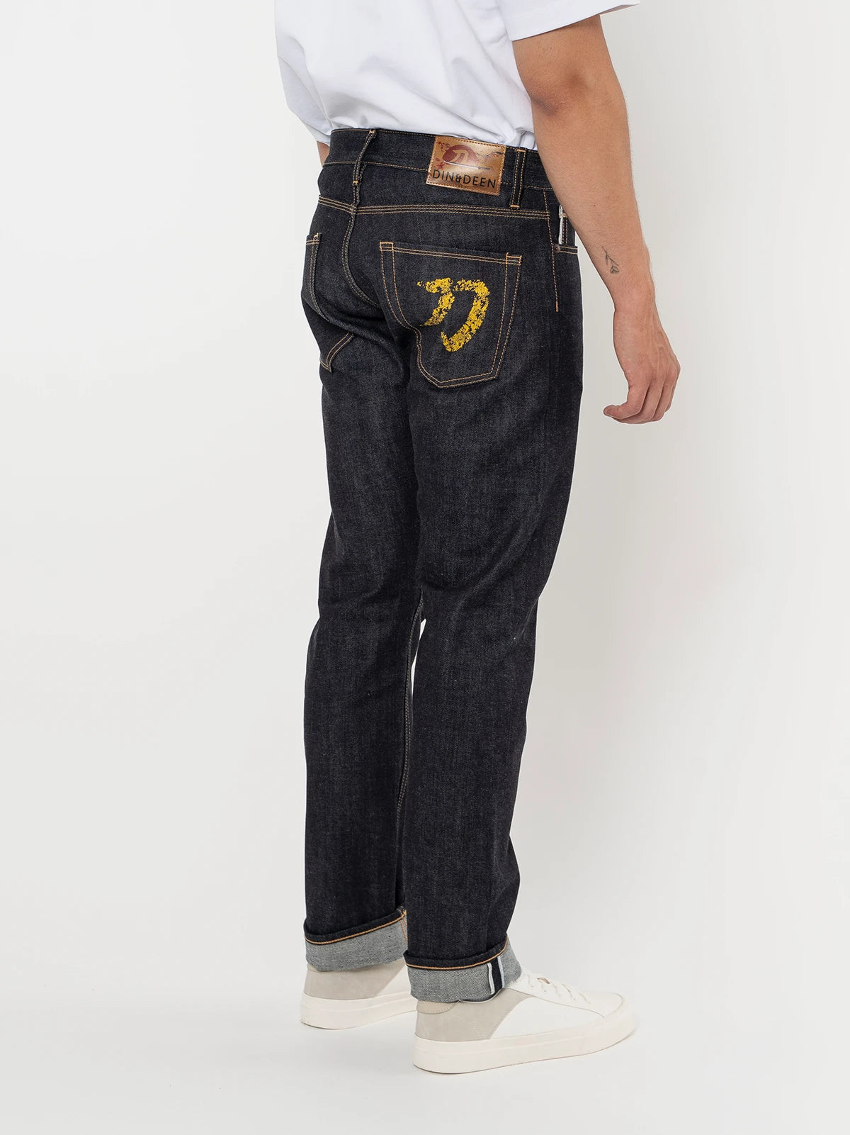 Jeans Katana Slim Raw Amarillo