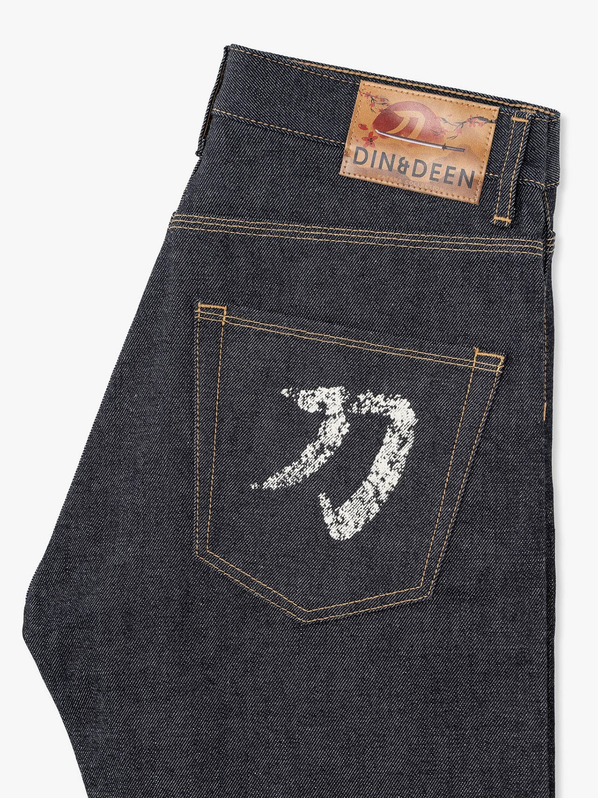 Jeans Katana Regular Raw Blanco