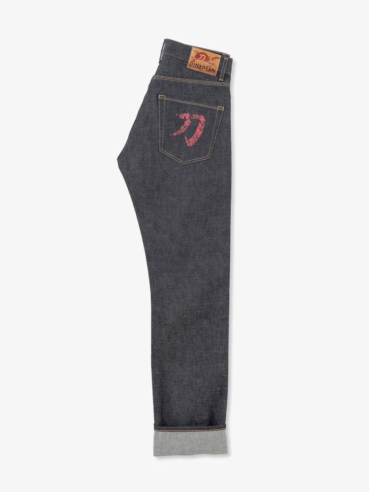 Jeans Katana Regular Raw Rojo
