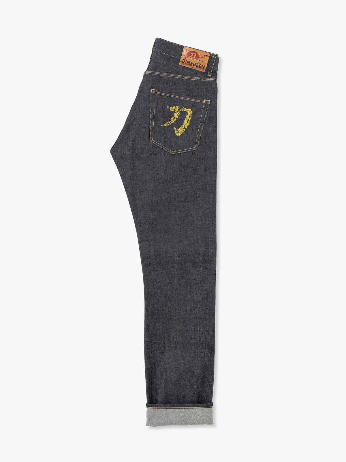 Jeans Katana Regular Raw Amarillo