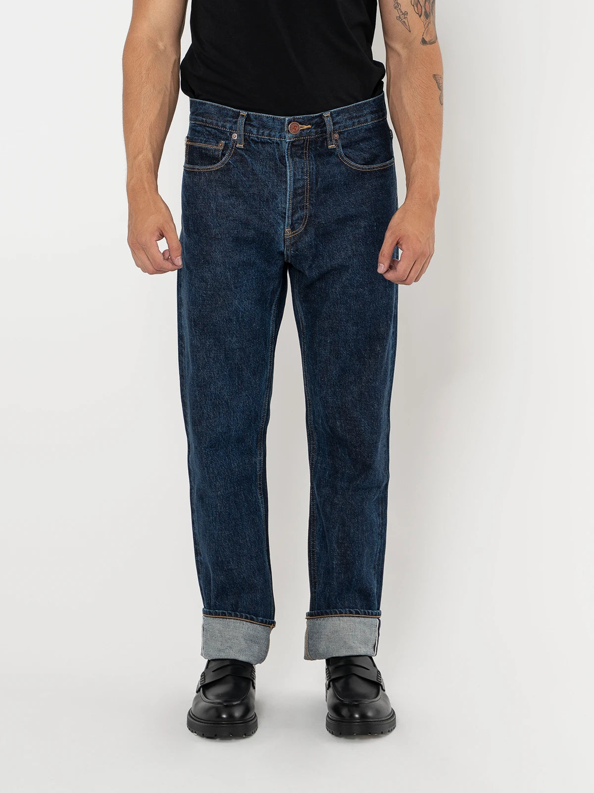 Jeans Katana Regular Washed Rojo