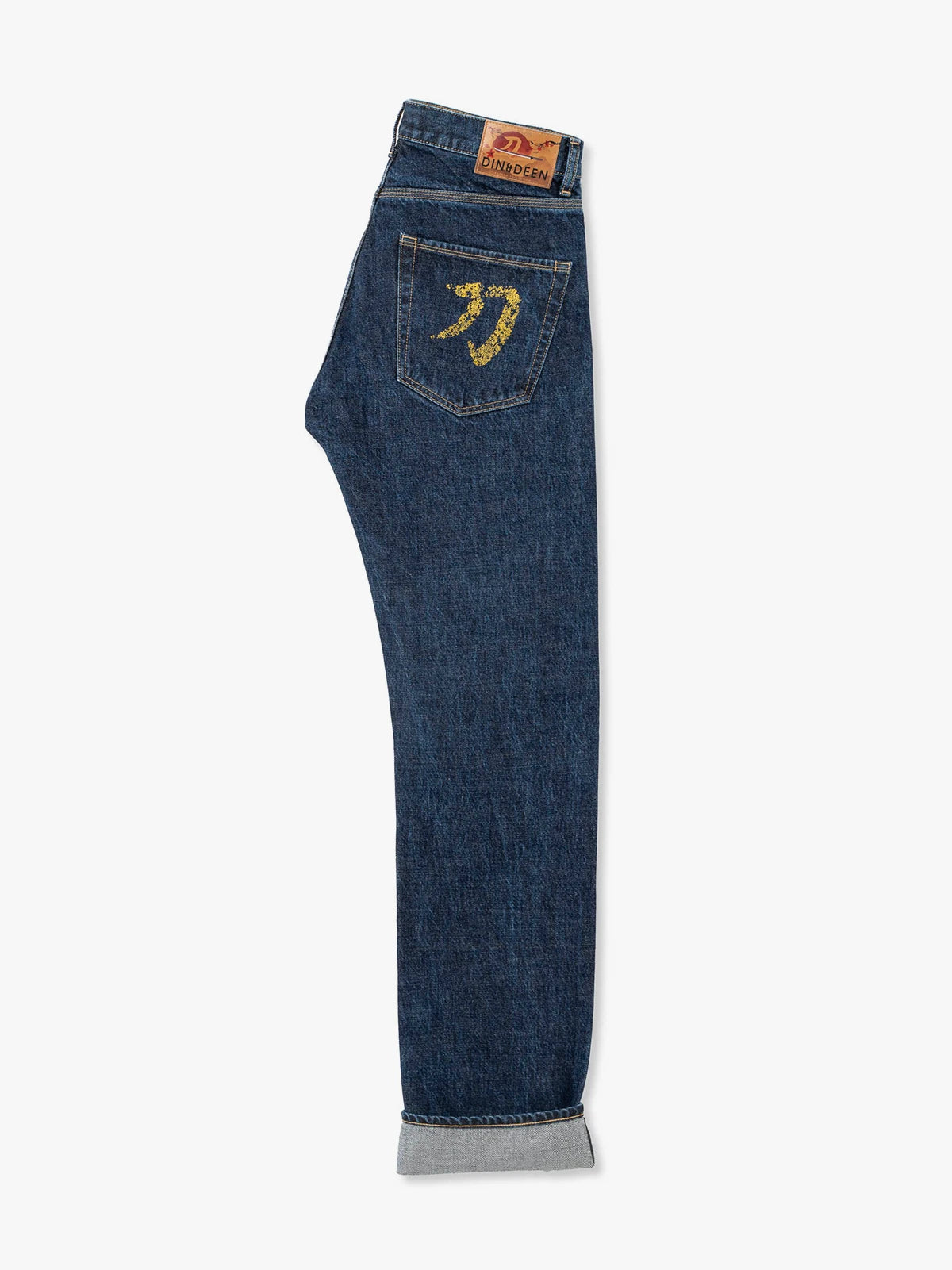 Jeans Katana Regular Washed Amarillo