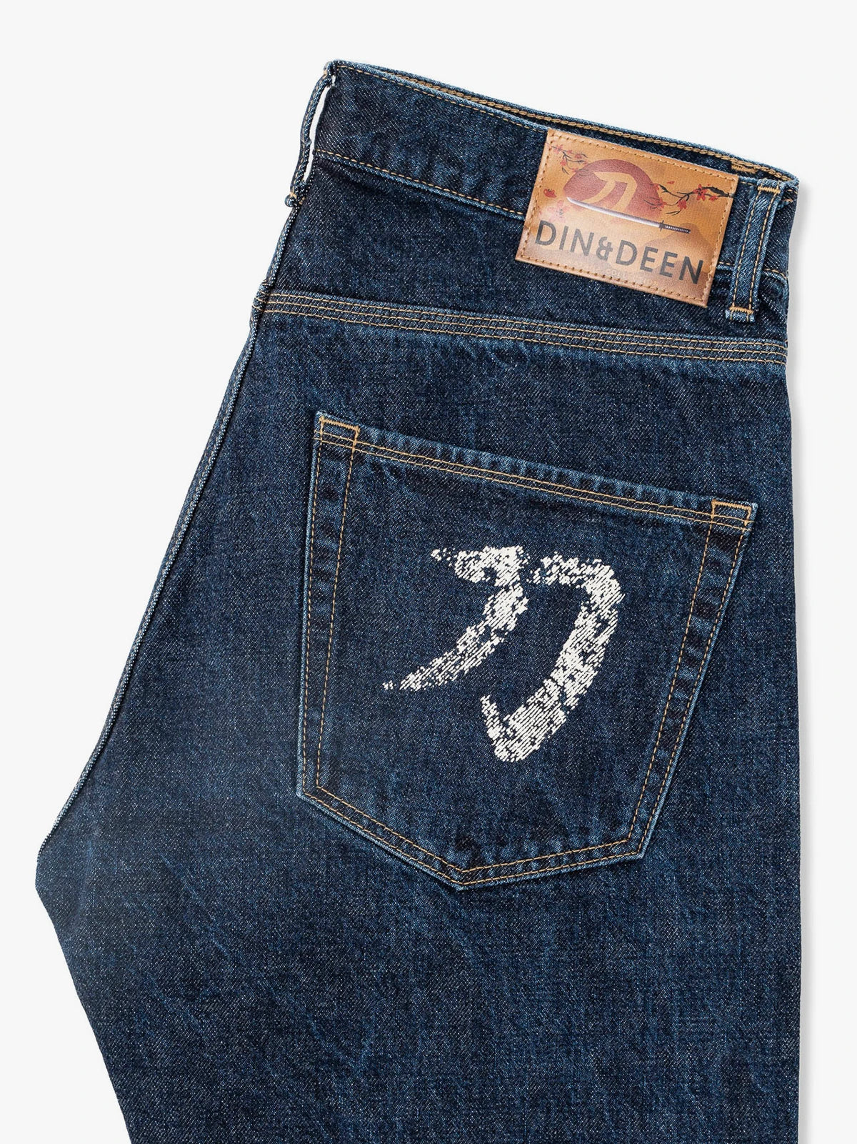 Jeans Katana Regular Washed Blanco