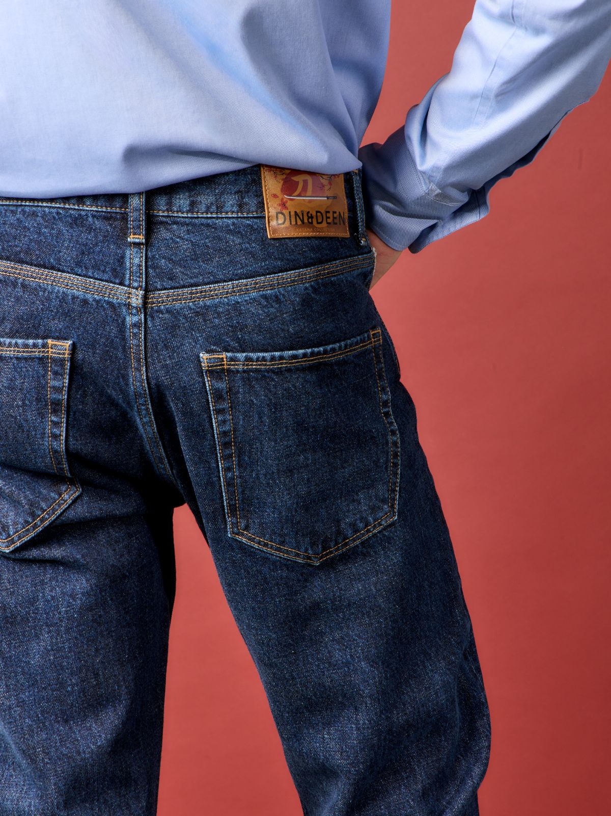 Jeans Regular Fit Denim Selvedge Washed