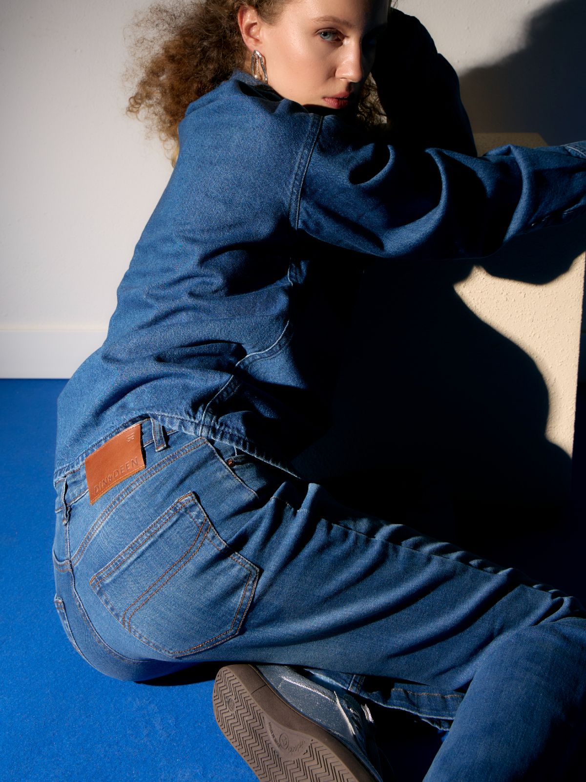 Jeans Corte Flare Trumpet Azul