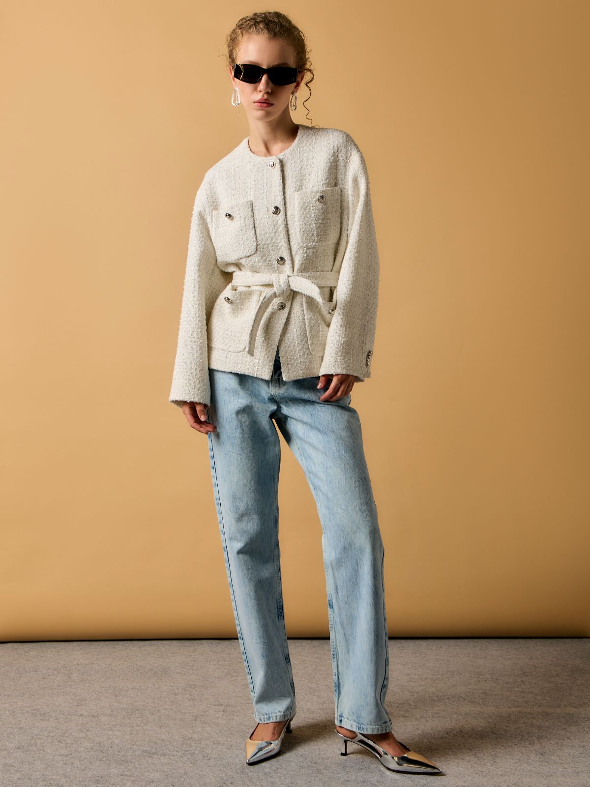 Jeans Corte Relax Azul Lavado