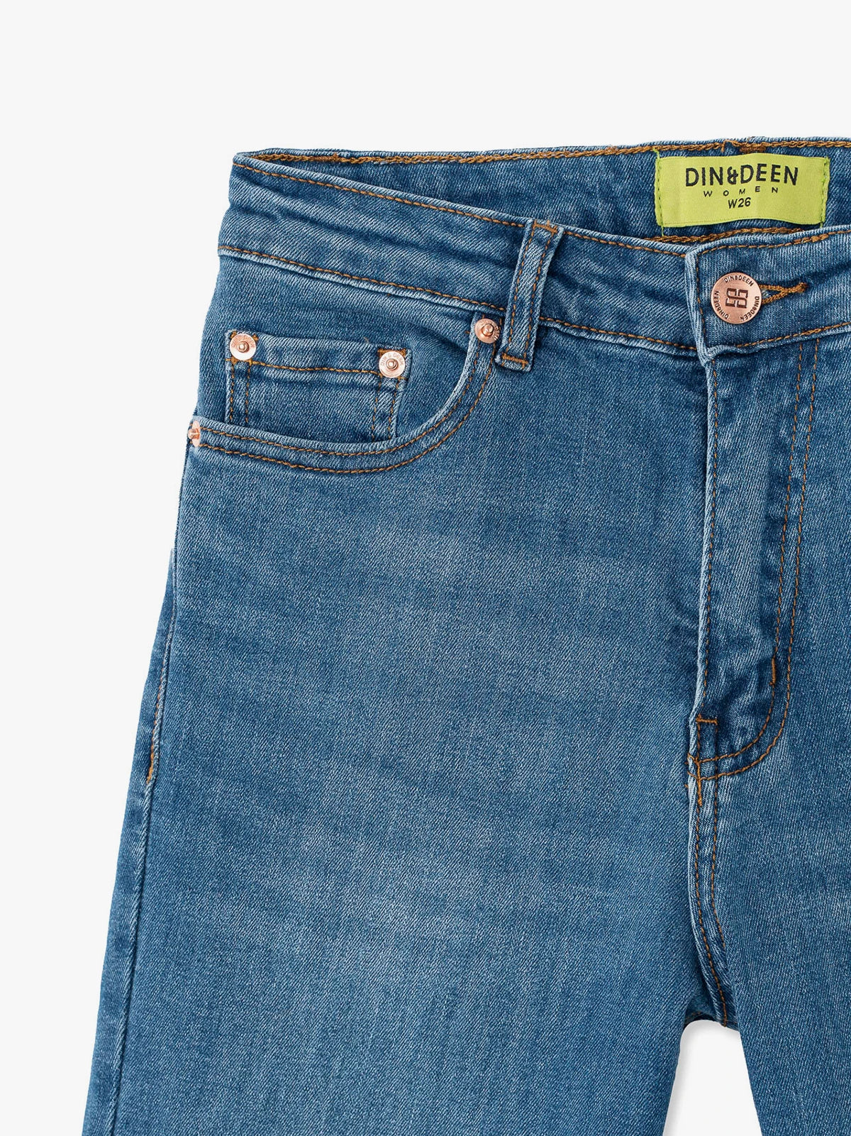 Jeans Flare Trumpet Mujer Azul