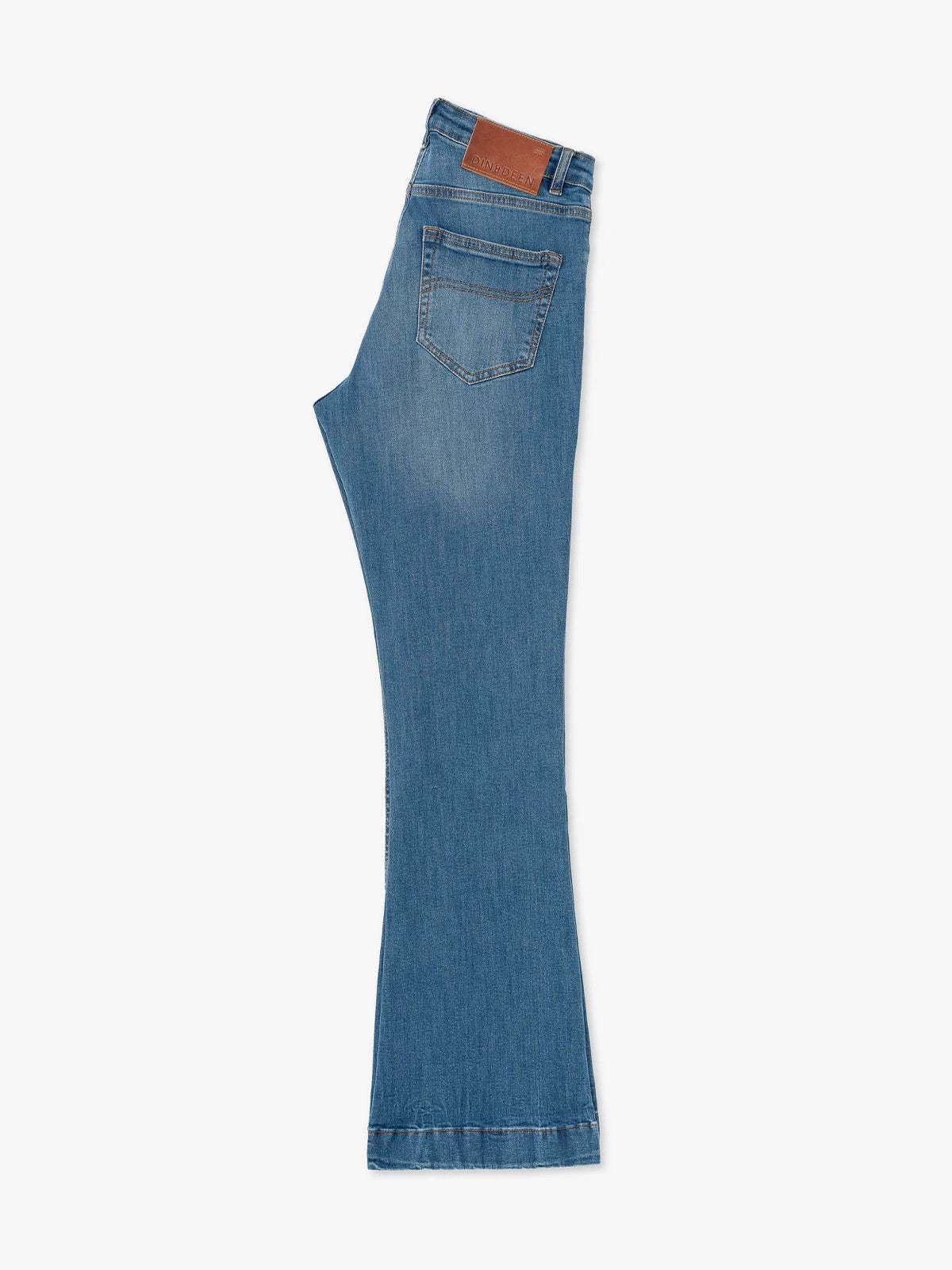 Jeans Flare Trumpet Mujer Azul