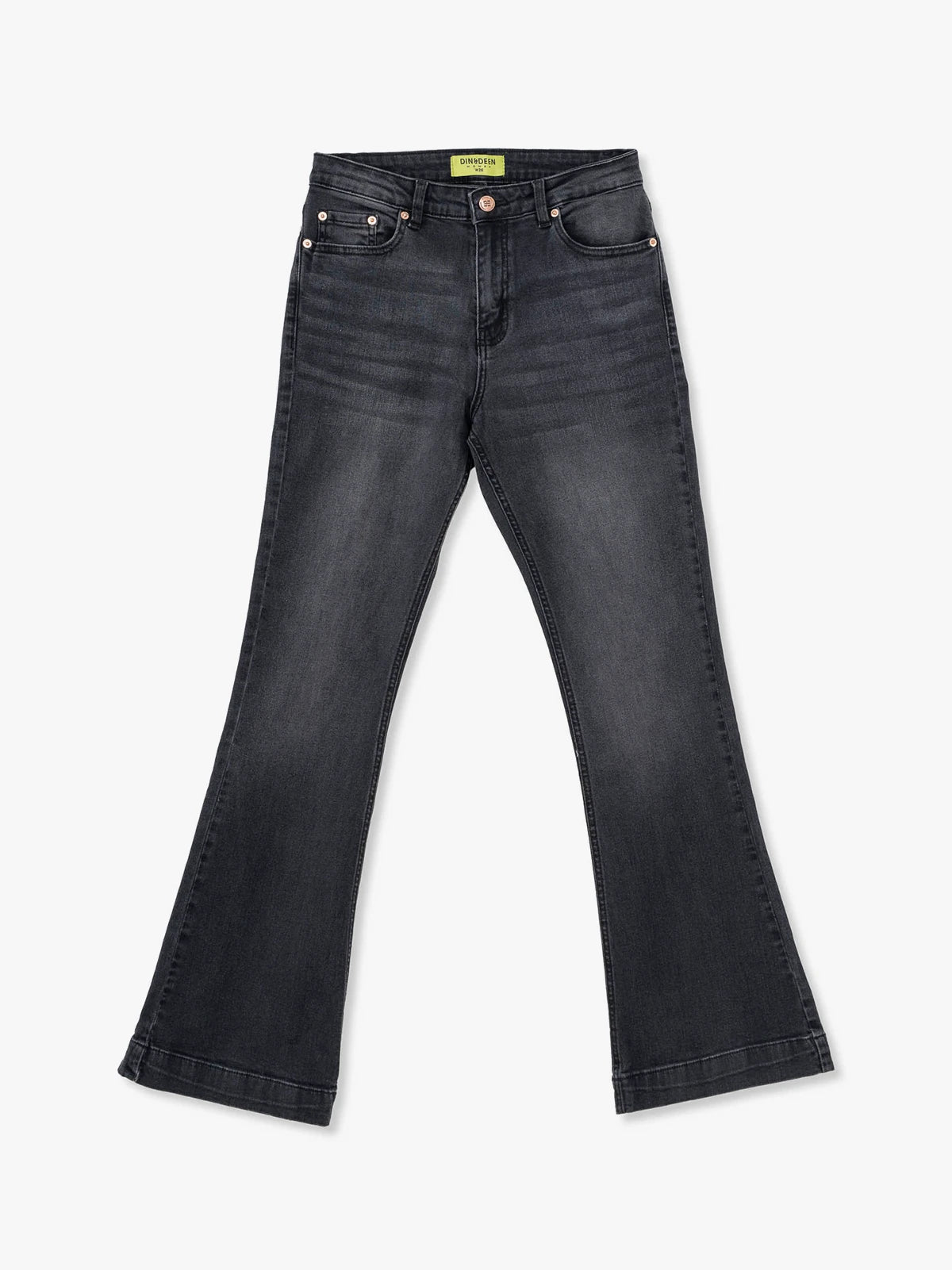 Jeans Flare Trumpet Mujer Negro