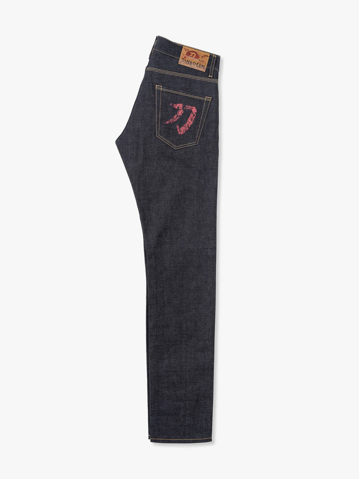 Jeans Katana Slim Raw Rojo