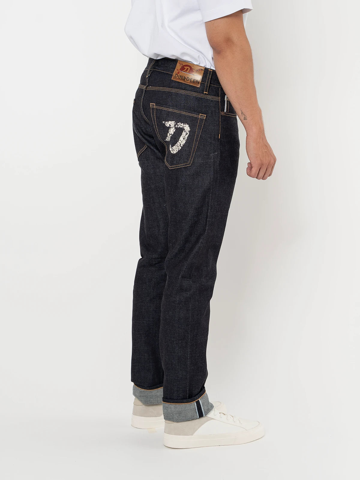 Jeans Katana Slim Raw Blanco