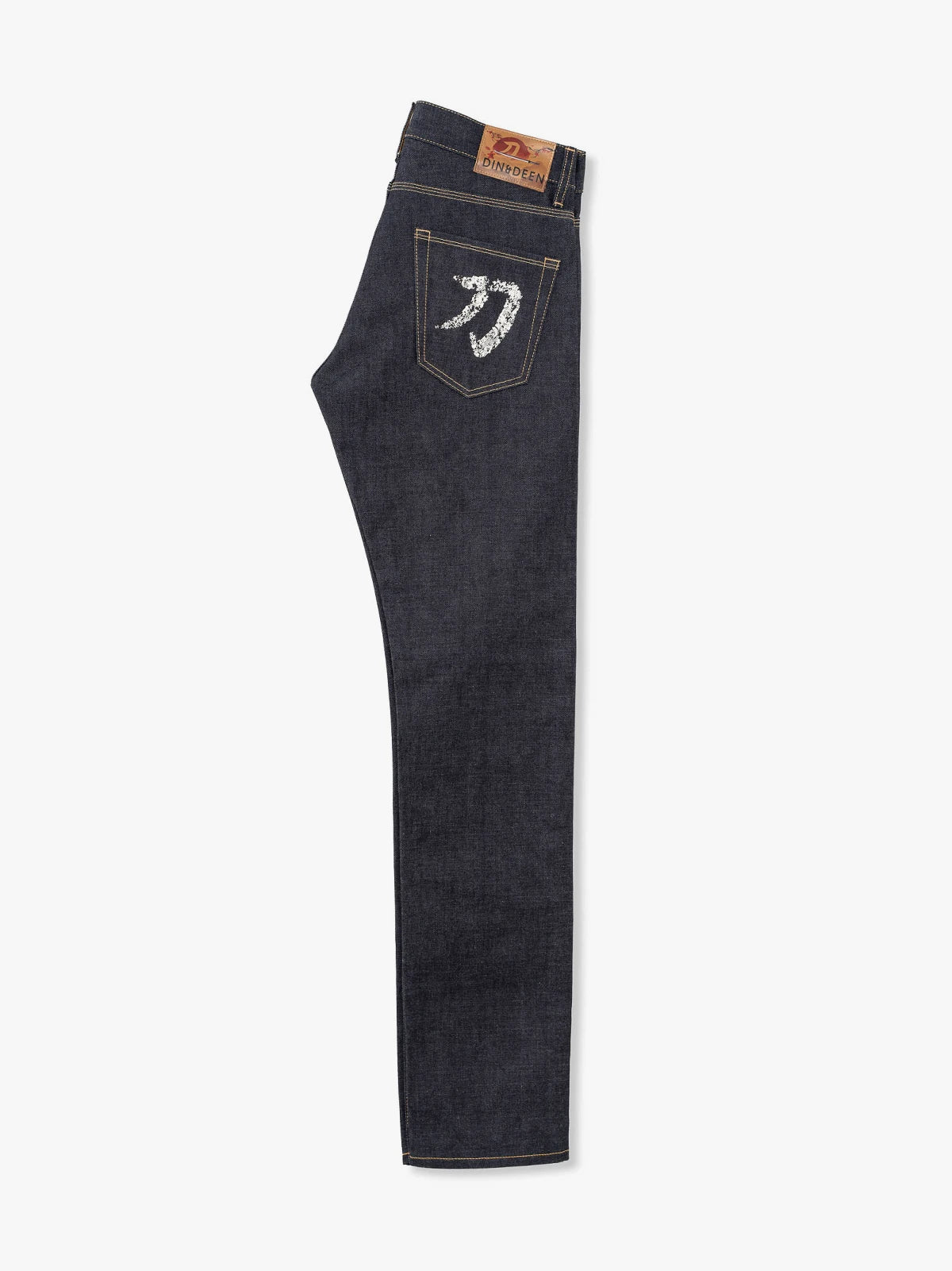 Jeans Katana Slim Raw Blanco