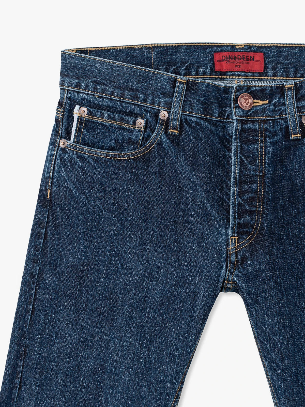 Jeans Katana Slim Washed Blanco