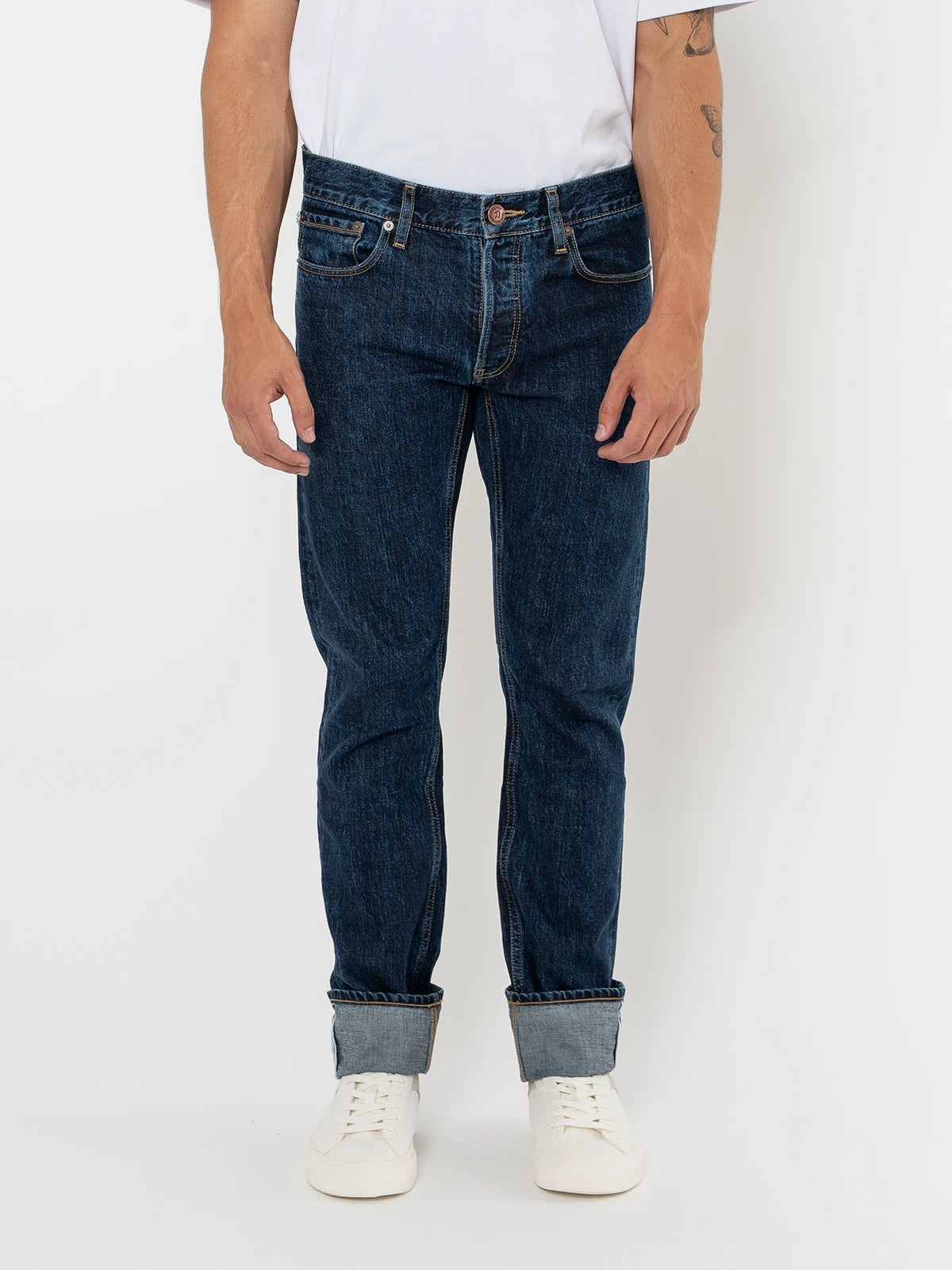 Jeans Katana Slim Washed Blanco