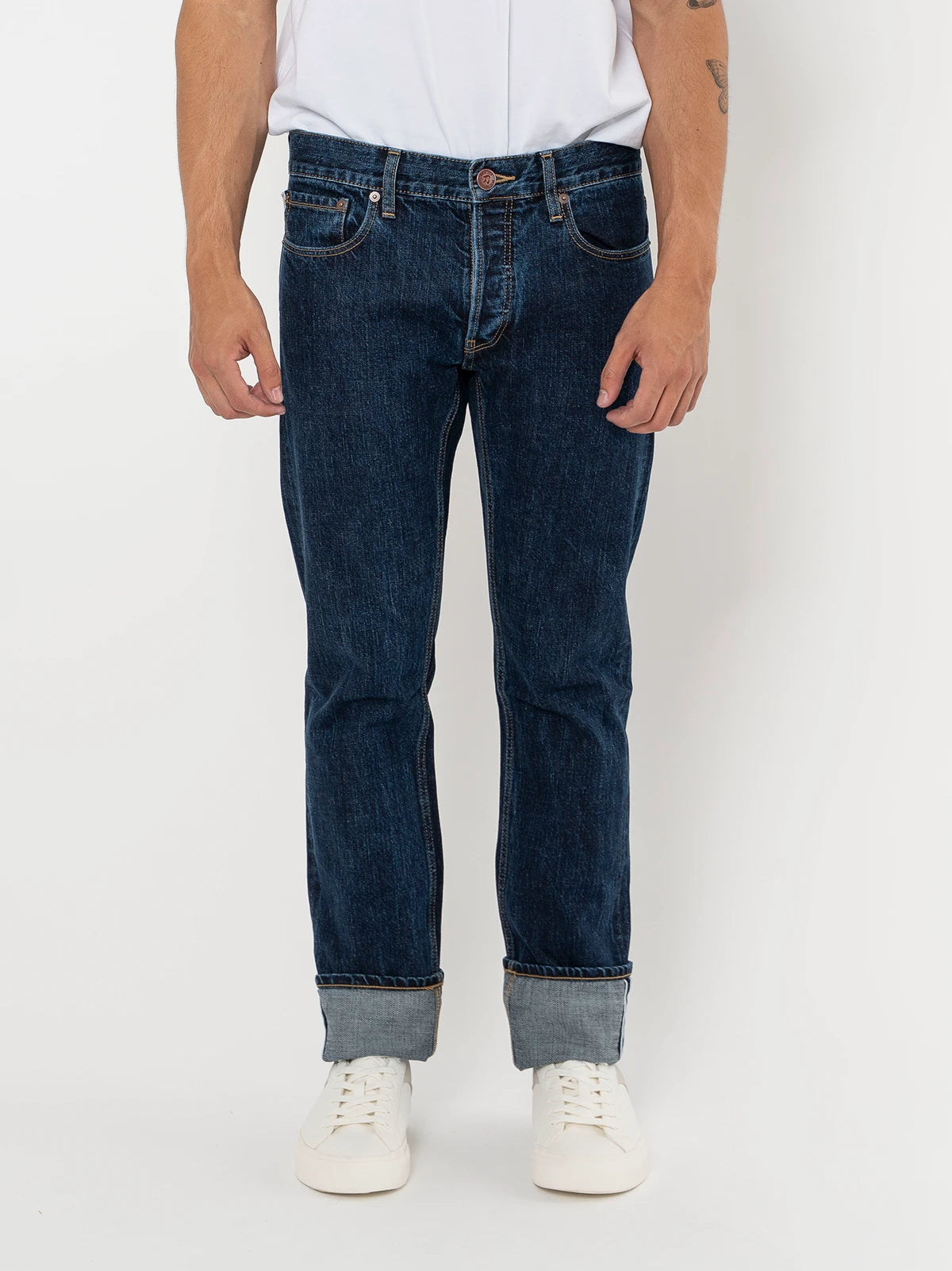 Jeans Katana Slim Washed Rojo