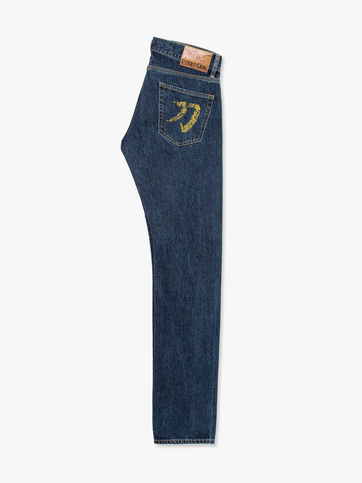 Jeans Katana Slim Washed Amarillo