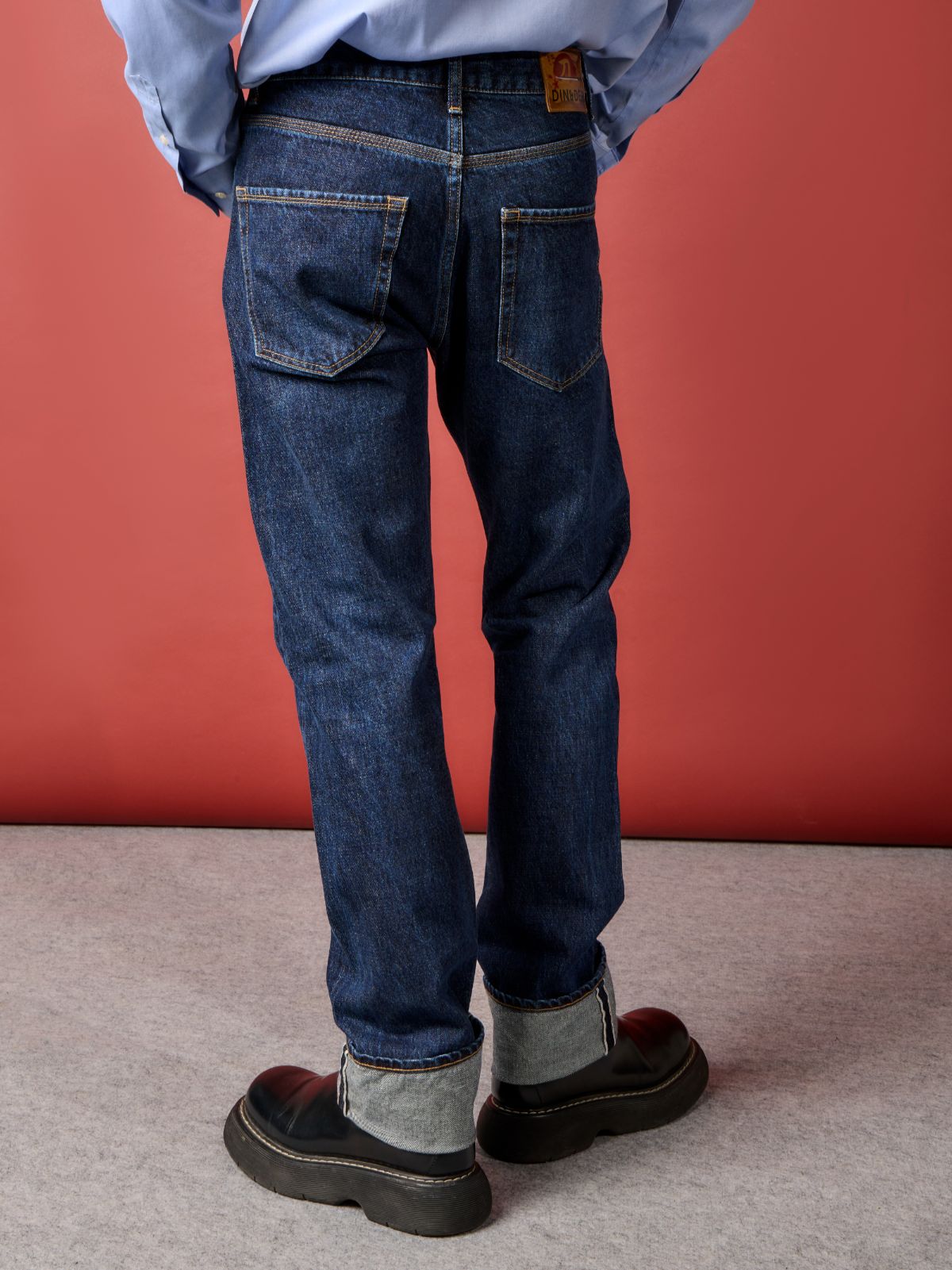 Jeans Regular Fit Denim Selvedge Washed