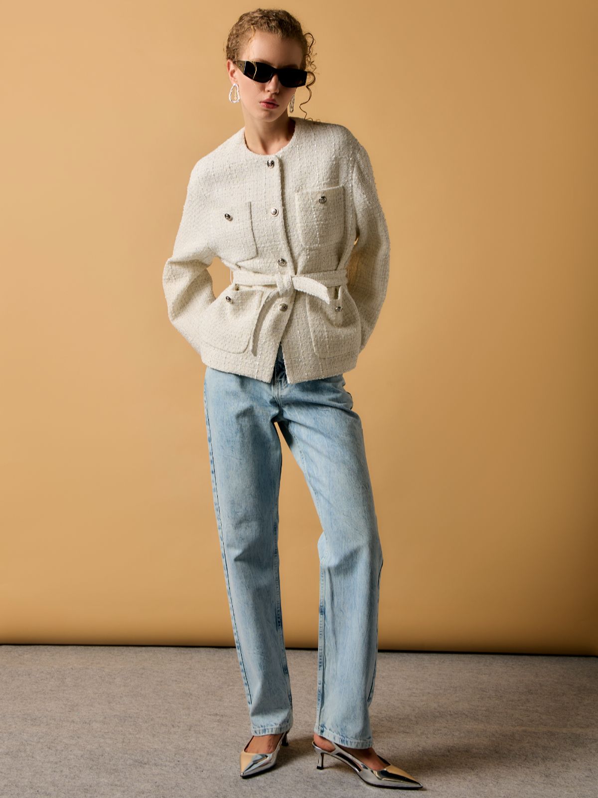 Jeans Corte Relax Azul Lavado