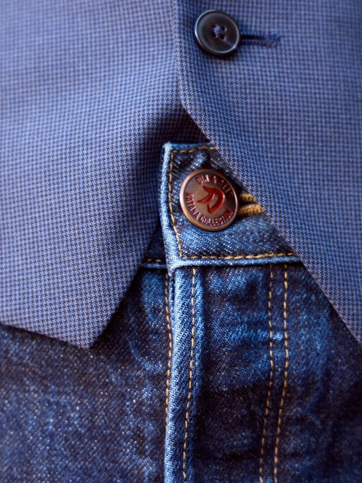 Jeans Regular Fit Denim Selvedge Washed